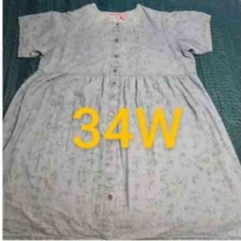 Woman's Plus Size * light denim dress (Size 34)